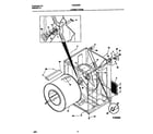 Frigidaire FDG436RES1 cabinet/drum diagram