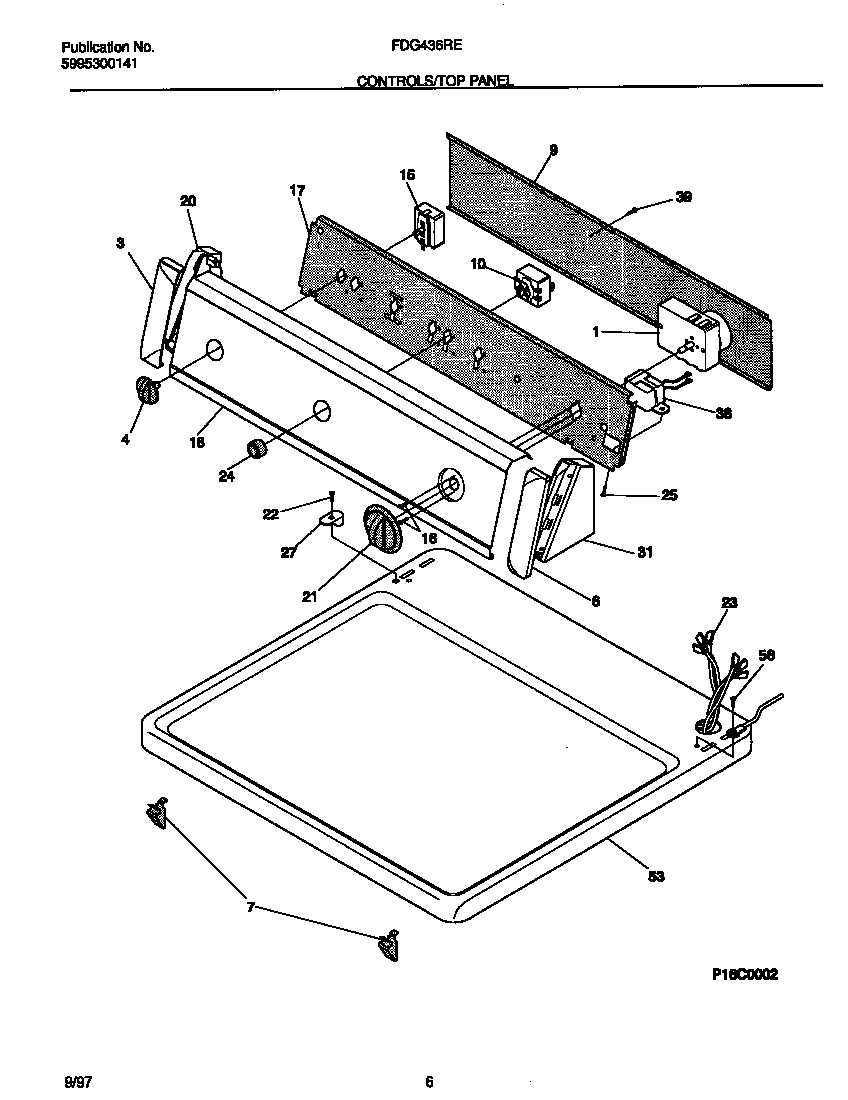 Controls/top panel