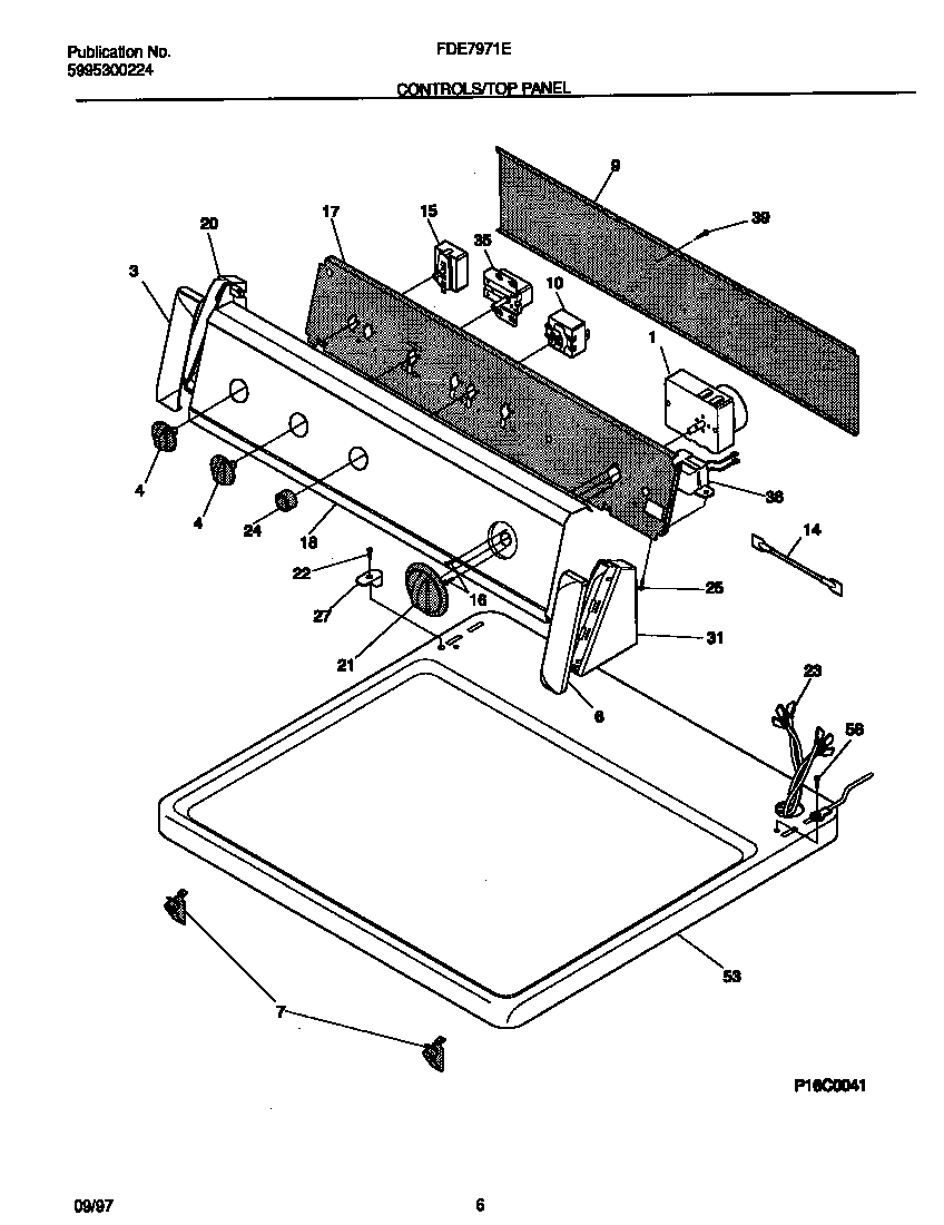 Controls/top panel