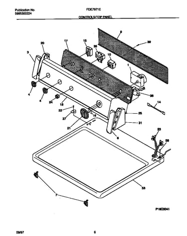 Controls/top panel
