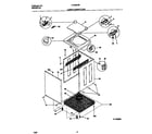 Frigidaire FLXG52RBS4 lower cabinet/top diagram