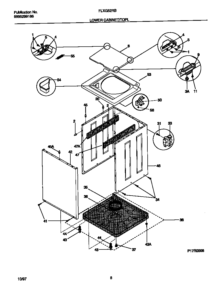 Lower cabinet/top