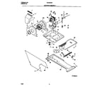 Universal/Multiflex (Frigidaire) MLXE62REW3 motor/blower/belt diagram