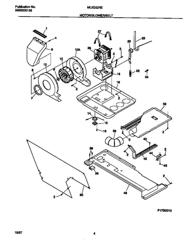 Motor/blower/belt