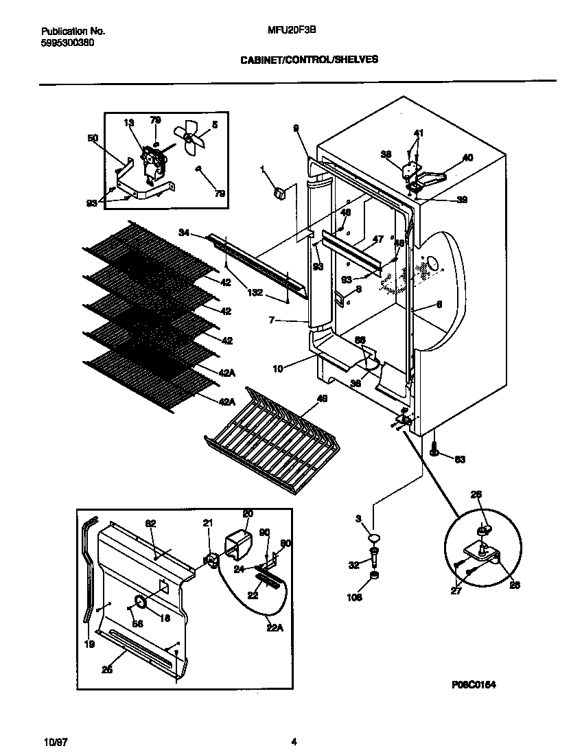 Cabinet-control/shelves