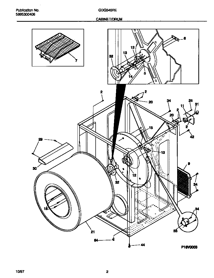 Cabinet/drum