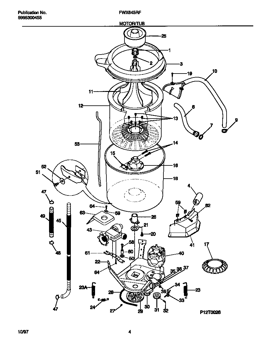 MOTOR/TUB