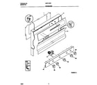 Universal/Multiflex (Frigidaire) MGF316WFSB backguard diagram