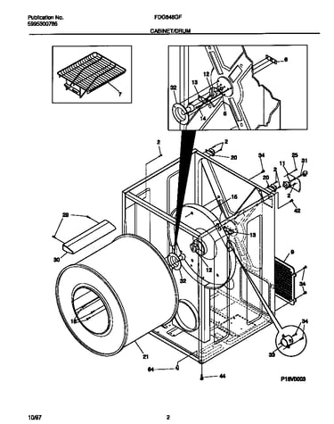 Cabinet/drum