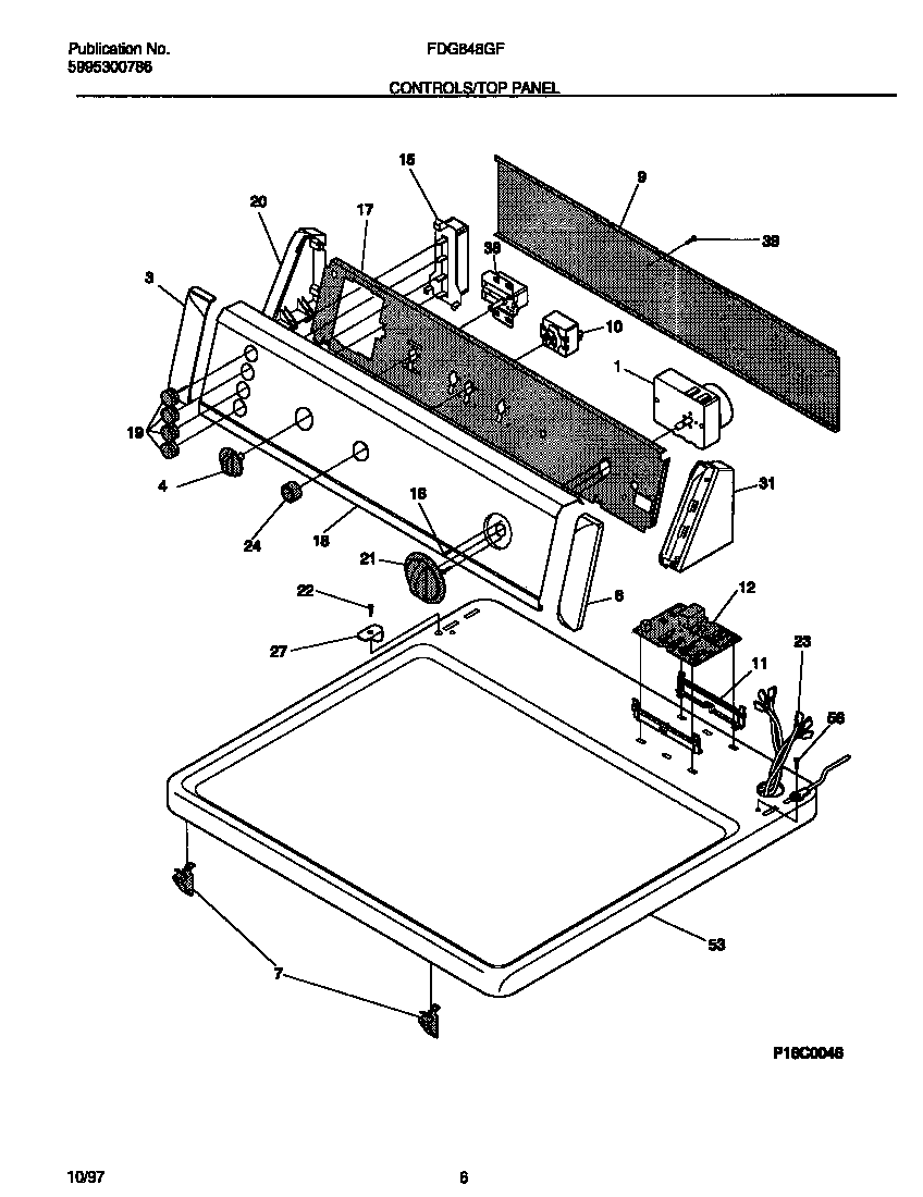 Controls/top panel