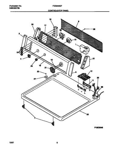Controls/top panel