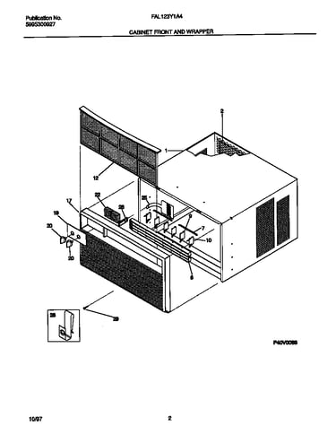 Cabinet front and wrapper