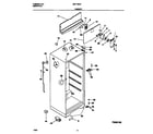 Universal/Multiflex (Frigidaire) MRT18SJFW1 cabinet diagram