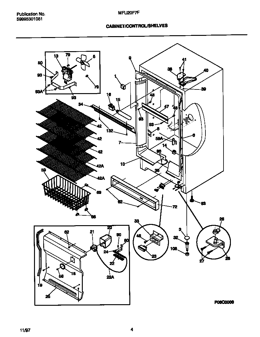 Cabinet/control/shelves