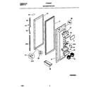 Frigidaire FRS26ZGEB4 refrigerator door diagram