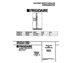 Frigidaire FRS22ZRFW2 cover diagram