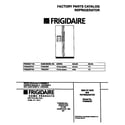 Frigidaire FRS22ZRFW2 cover diagram