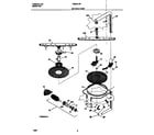 Frigidaire FDB221RFR3 motor & pump diagram