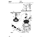 Frigidaire FDB635RFR3 motor & pump diagram