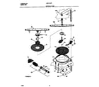 Universal/Multiflex (Frigidaire) MDB120RFM3 motor & pump diagram