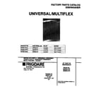 Universal/Multiflex (Frigidaire) MDB531RFR3 cover diagram
