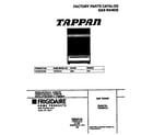 Tappan TGF357CCSG cover diagram