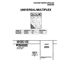 Universal/Multiflex (Frigidaire) MWX433REW2 cover diagram