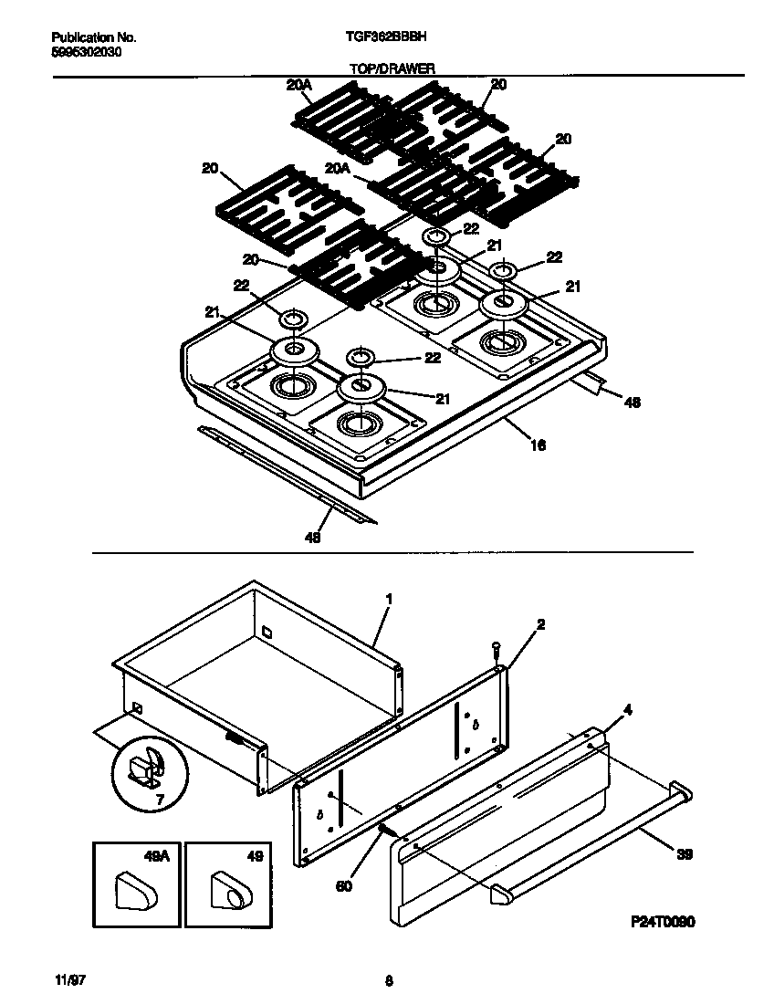Top/drawer
