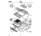 Universal/Multiflex (Frigidaire) MGF316WFSC top/drawer diagram
