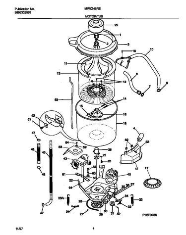 Motor/tub