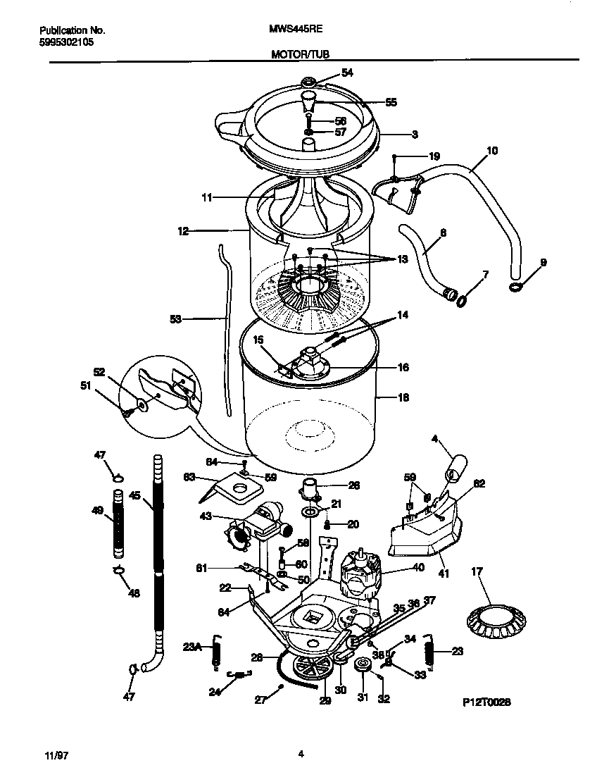 MOTOR/TUB