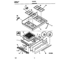 Universal/Multiflex (Frigidaire) MGF324SEWD top/drawer diagram