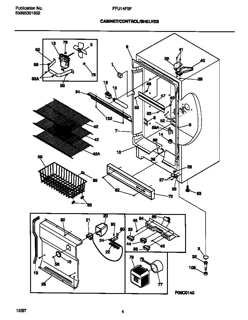 Cabinet/control/shelves