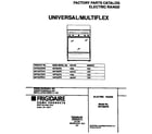 Universal/Multiflex (Frigidaire) MEF500PBDB cover diagram