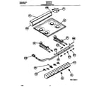 Universal/Multiflex (Frigidaire) MGF200PBDB top/burner/manifold diagram