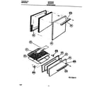 Universal/Multiflex (Frigidaire) MGF500PBDC door/drawer diagram
