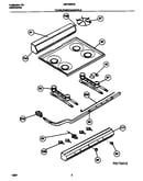 Top/burner/manifold