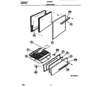 Universal/Multiflex (Frigidaire) MPF500PBWB door/drawer diagram