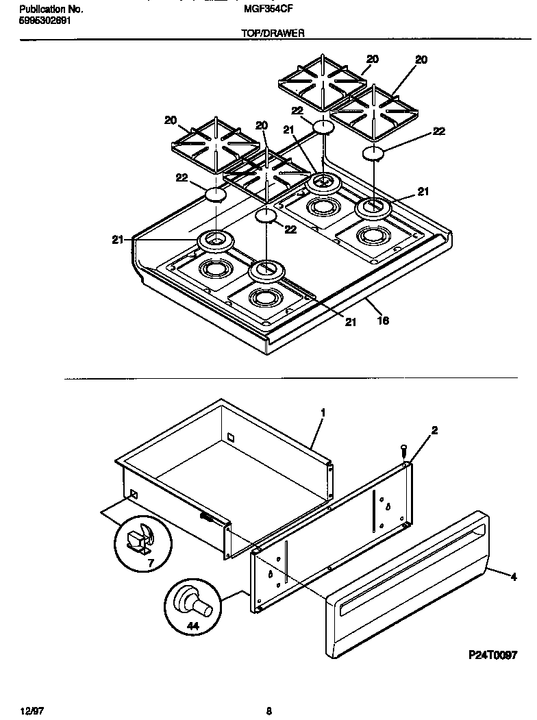 Top/drawer