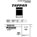 Tappan TGF367CFTA cover diagram