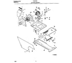 Frigidaire FLSE72GCS7 motor/blower/belt diagram