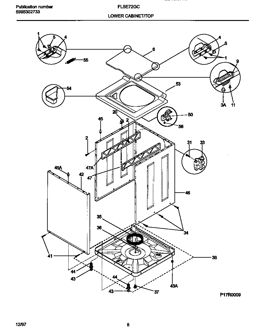 Lower cabinet/top