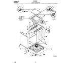 Frigidaire FLXG52RBS5 lower cabinet/top diagram