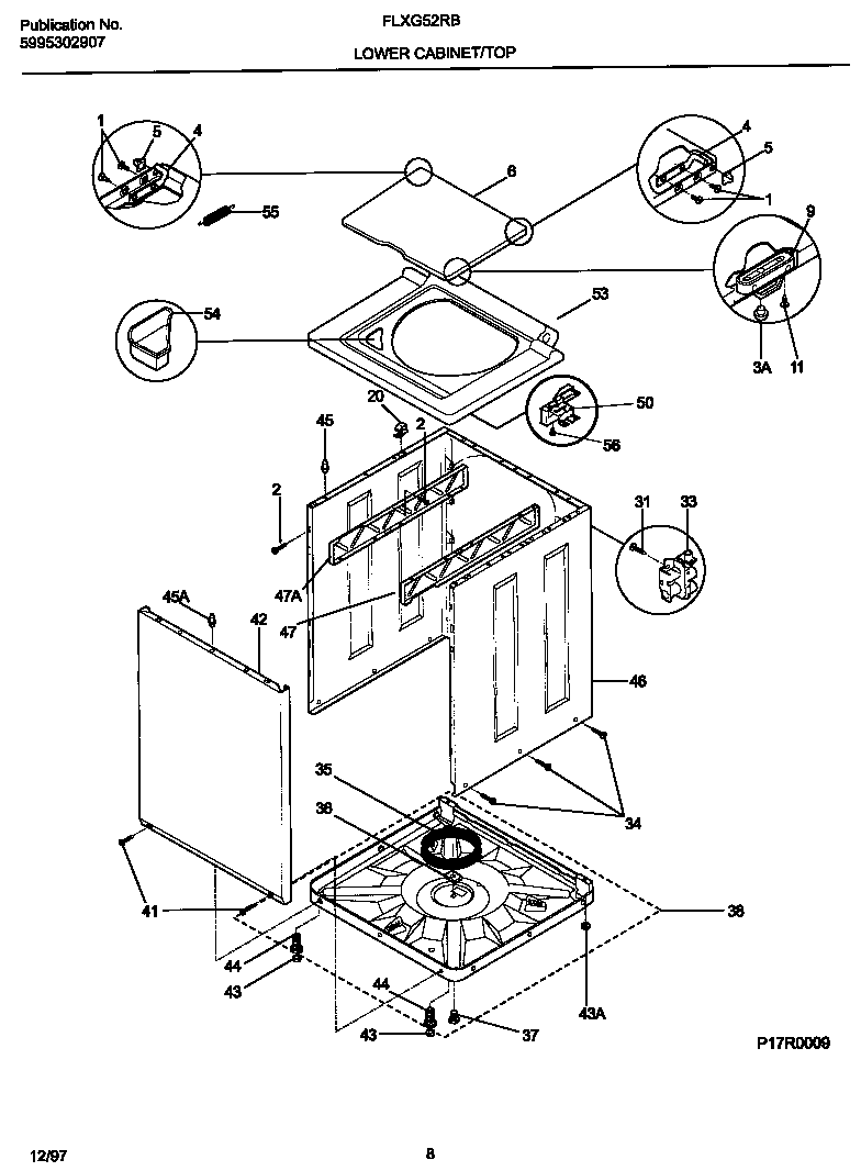 Lower cabinet/top