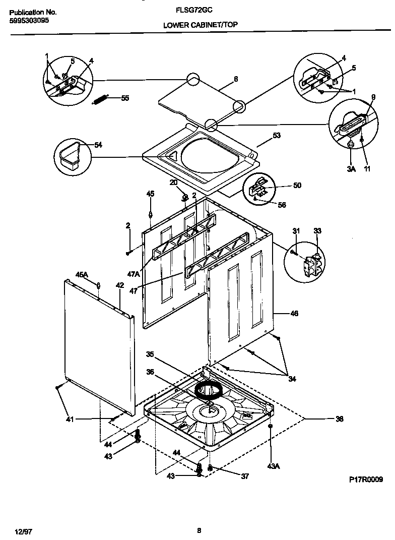 Lower cabinet/top
