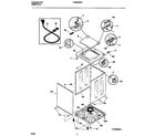 Frigidaire FWS845GFT0 cabinet/top diagram