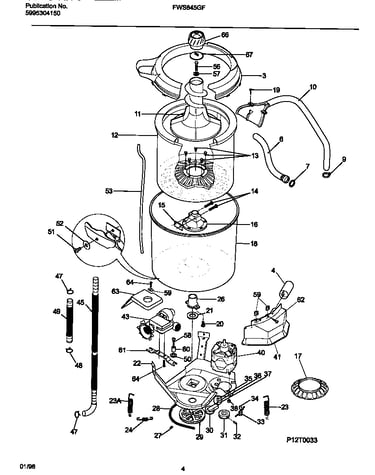 Motor/tub