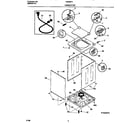 Frigidaire FWX6971EW2 cabinet/top diagram