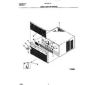 Gibson GAL106F1A3 cabinet front and wrapper diagram