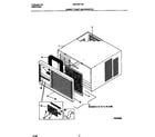Gibson GAX128Y1A2 cabinet front and wrapper diagram